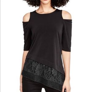 NEW! Rachel Roy women’s Knit Cold Shoulder Top